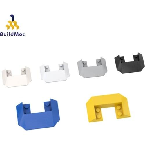 BuildMOC 13269 6x4x1 Special inclined brick ldd13269 For Building Blocks Parts DIY Construction Educ