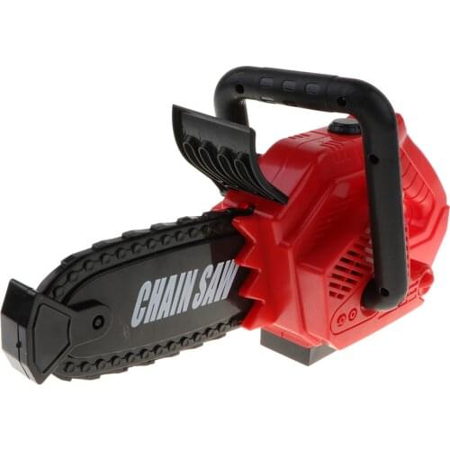 Kids Childrens Power Construction Tool Electric Chainsaw Toy Set with Real Motor Sound