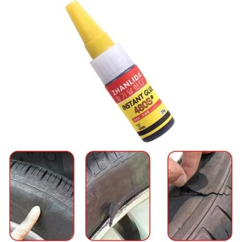 Gel Caulk Adhesives Sealers Car Tire Repair Patch Sealant Rubber Bike Plastic Puncture Tyre Glue Mighty 20g Repair Metal We R2I2