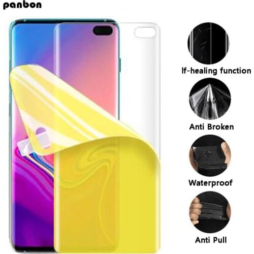 Hydrogel Film For Samsung A50 Full coverage Screen Protector For Galaxy M20 M30 M10 S9 S8 S10 Plus Soft TPU nano film not glass