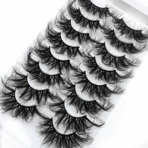 Mink Eyelashes 25mm Lashes Fluffy 3d Mink Lashes Makeup Dramatic Long Natural Eyelashes Wholesale Eyelash Extension Maquillaje