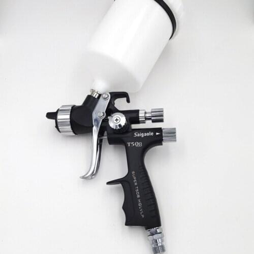 New Black RP/1.3nozzle T50 spray gun Pistol environmental protection spray gun tank car paint repair spray Sprayer gun