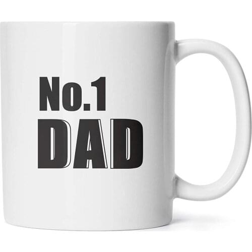 Fathers Day Mugs Birthday Gifts For Daddy To Be No.1 Dad Coffee Cups 11 Oz