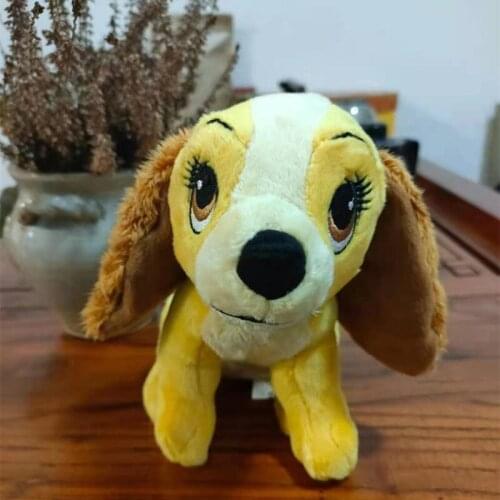 Lady and the Tramp Lady Dog Plush Doll Disney Stuffed Toy 18cm Tall Kawaii Kid Gift