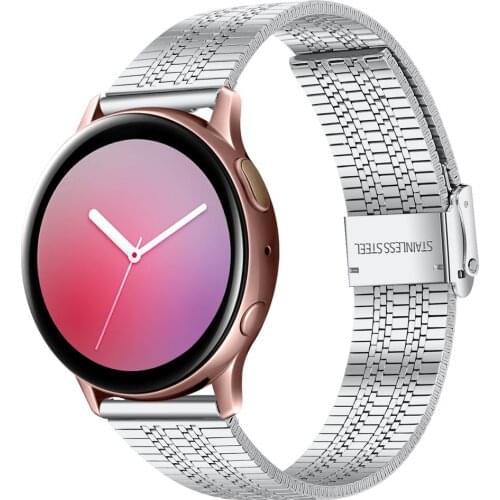 Stainless Steel Strap for Samsung Galaxy Watch4 Classic Band 46mm 42mm for Galaxy Watch 4 3 44mm 40mm 45mm 41mm Women Men Bands
