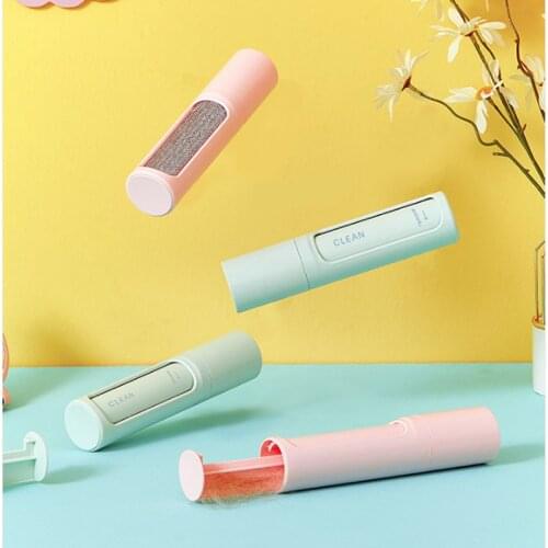 Lint Remover Pet Hair Roller Household Cleaning Tool Brush Rotating Cylinder Brush Sofa Clothes Cat Hair Removal Comb Portable