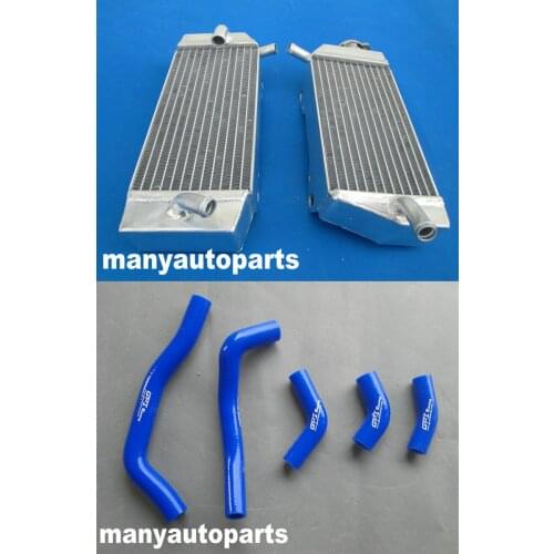Radiator and blue hose FOR Honda CRF450R CRF450 2005 2006 2007 2008 05 06 07 08