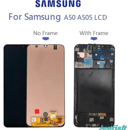 Super Amoled For Samsung Galaxy A50 SM-A505FN/DS A505F/DS A505 LCD Display Touch Screen Digitizer Assembly