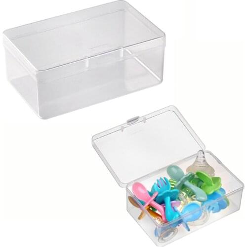 1 Pc Baby Pacifier Box Soother Container Holder Pacifier Box Travel Storage Case Safe Holder PP Plastic Small Toy Storage Box