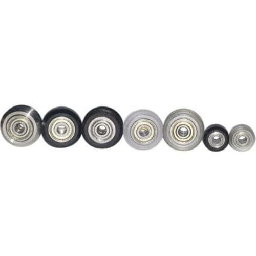 10pcs CNC Openbuilds Wheels Plastic POM Idler Pulley Gear Perlin Wheel Small Big V Type Passive Round Wheel