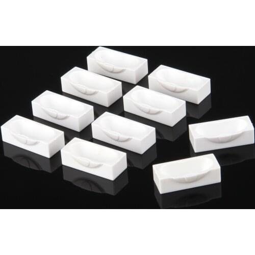 10pcs Bath Tub Doll House Miniature Bathroom Suite 1:50 Scale Architecture Dollhouse Washing Room Furniture DIY Model