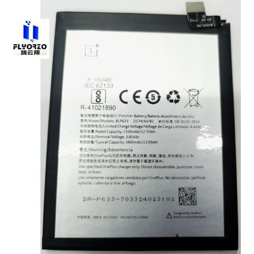 100% Brand new High Quality 3300mAh/3400mAh BLP633 Battery For OnePlus 3T A3010 Mobile Phone