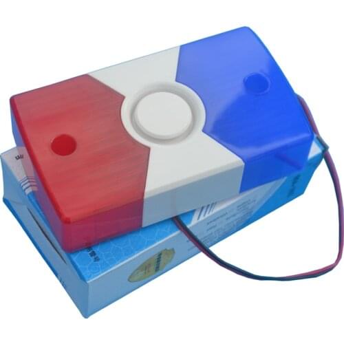 12V Wired Sound Alarm Strobe Flashing Light Siren Home Security System model MA-103 New