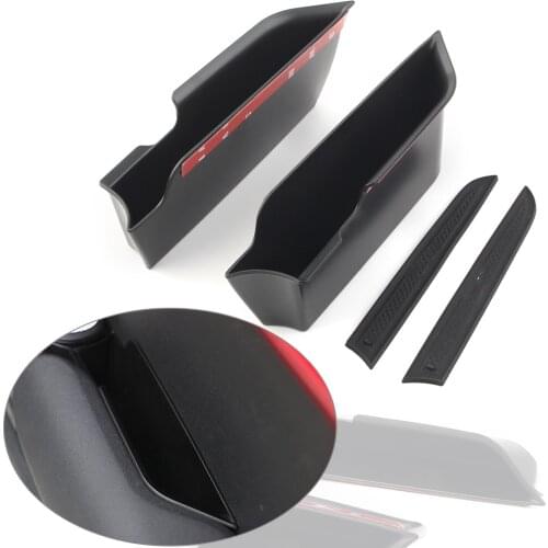 2PCS Car Front Door Storage Box Organizer Container Holder For BMW MINI Cooper One F56 2014-2018 Left Drive