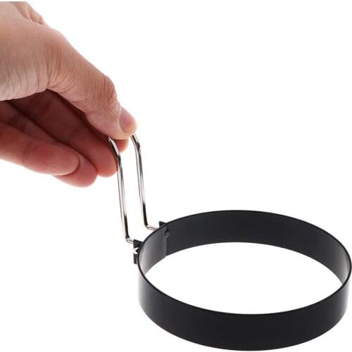 Nonstick Fried Egg Mold with Handle Round Pancake Molds Eggs Frying Mould