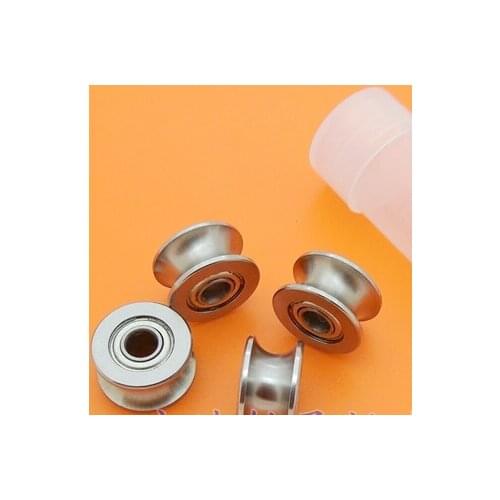 20pcs U624ZZ U624 U groove deep groove ball bearing 4x13x7mm for 5.5mm shaft 4x13x7 4*13*7