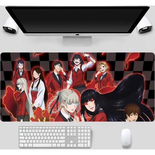 Kakegurui Jabami Yumeko Large Mouse pad PC Computer mat X XL XXL Non slip Cushion Thickness 2mm LockEdge equal LE
