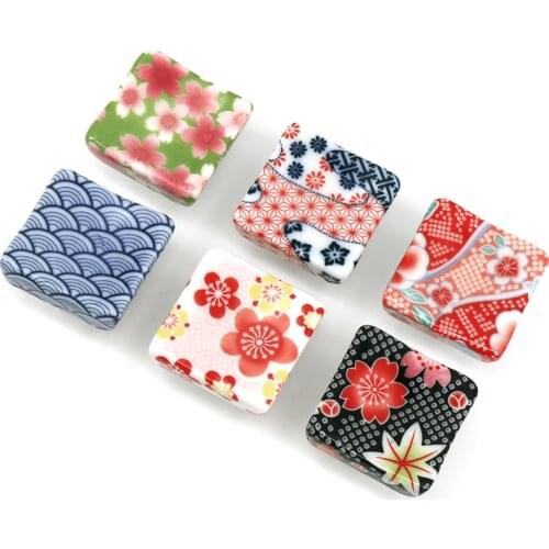 1PC Decorative Ceramic Knobs for Home Kitchen Cabinet Cupboard Door Dresser Wardrobe Drawer Pulls Handles