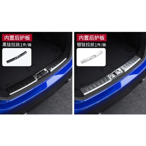 For Jaguar F-Pace f pace X761 2016 2017 Car-Styling 304 Stainless Inner Rear Tail Door Bumper Protector Threshold Plate Trim