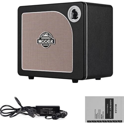 MOOER HORNET BLACK 15 Watt Digital Modeling Combo Guitar Amplifier Speaker 9 Amp Models Built-in Modulation Delay Reverb Effects