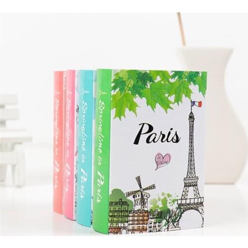 Cute Paris Eiffel Tower 6 Folding Memo Pads N Times Stickers Kawaii Office Stationery Sticky Notes DIY Planner Sticker Supplies