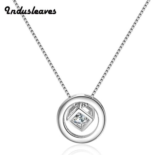 Indusleaves Fashion Jewelry New Short Round Cube Necklace for Women Female Zirconia Chain Necklace Choker Party Gift