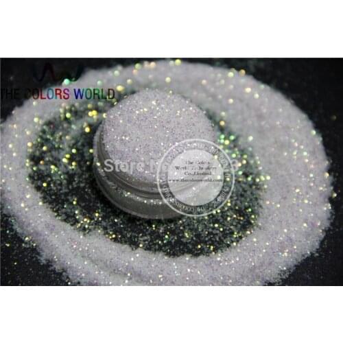 NO.04 0.4mm Iridescent white with Blue light Color Glitter Powder for nail,tatto art decoration DIY powder