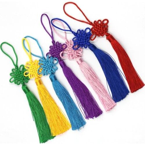 New 10pcs China knot tassel accessories Decoration kindergarten manual accessories material festival gifts children hang pendant