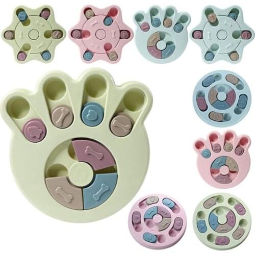 2021new Dog Puzzle Toys Increase IQ Interactive Slow Dispensing Feeding Pet Dog Training Games Feeder For Small Medium Dog Puppy