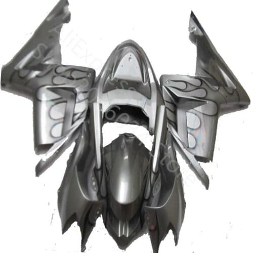 Fit for Kawasaki ZX 10R 04-05 ABS Plastic Injection Bodywork Motorcycle ZX10R 2004 2005 gray Fairing