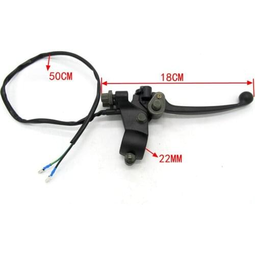 Right Throttle Brake Lever Dual Cable 50cc 110cc ATV Go Kart 7/8" Handle Bar