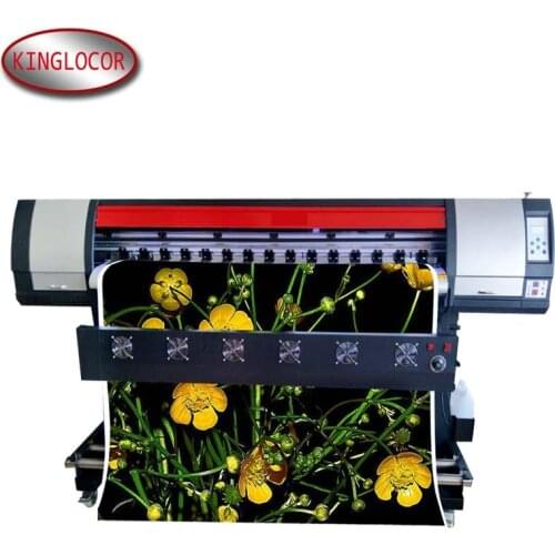 Banner Wallpaper Printer For Eco Solvent Ink Printing , XP600 Head Color Photo Printing Machine
