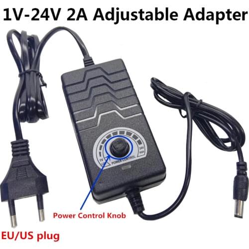 Adjustable 1V-24V 2A AC To DC 3V 9V 12V 24V Universal Power Adapter Supply Switching Charger Adatper ac/dc 1V to 24V Volt