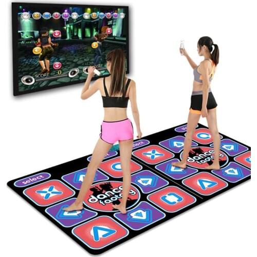 Family Entertainment Dance Mat, Wireless High-definition Connection for All TV Dance Mats, English Somatosensory Game Mat