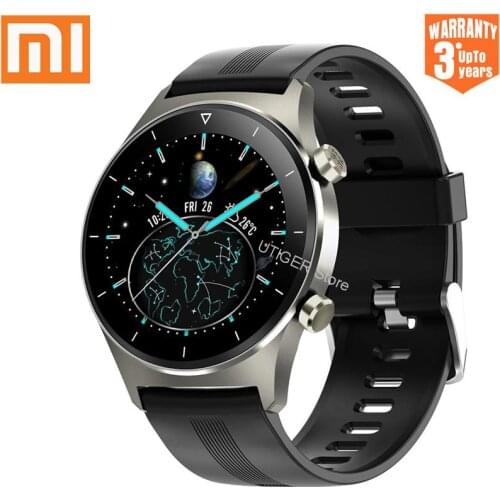 Xiaomi Smart Watch Men IP68 Waterproof Full Touch Round Screen Multiple Sports Mode Heart Rate Weather Smartwatch for Male