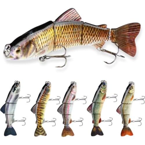 Big Size Swimbait Lifelike Multi Jointed Fishing Lure 6# Hook 18.3cm 78g Pike Muskie Fish Lure Sea Fishing Bait