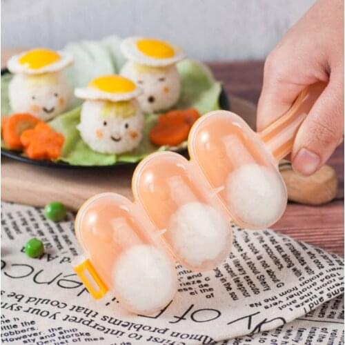 Creativity Rice Ball Molds Sushi Mold Maker DIY Sushi Maker Onigiri Rice Mold Kitchen Sushi Making Tools Bento Accessories