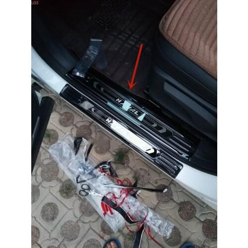 For Haval F5 2018-2020 High-quality stainless steel Threshold bar Trunk guard threshold Shield Anti-scratch Car styling