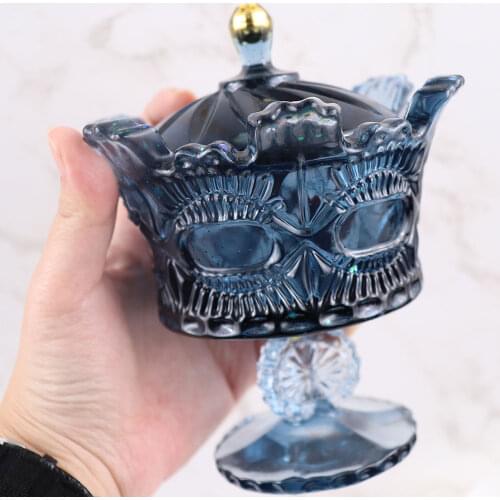 DIY Crown Storage Box Silicone Mold Crystal Epoxy Resin Jewelry Box Molds Handmade Craft Making Mould Concrete Cement Clay Mold