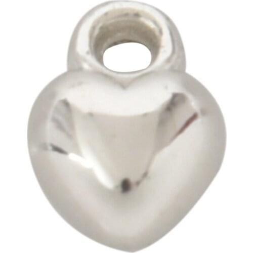 200pcs Love Heart Charm Drops&Pendants 8x6mm