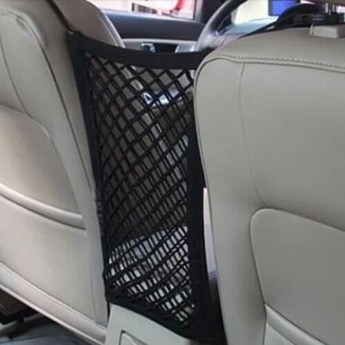 30*25cm Car Organizer Seat Back Storage Elastic Car Mesh Net Bag