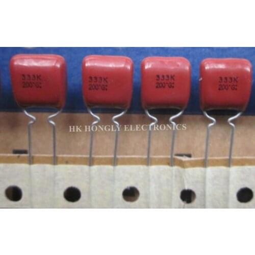 30PCS CBB 0.033UF 200V 333K P=10mm Capacitor