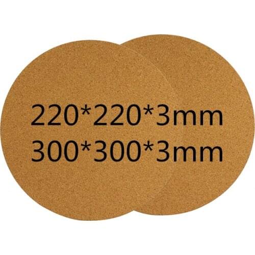 3D printer accessories circular 220/300mm*3mm hot bed with hot cork glue fast heating tape
