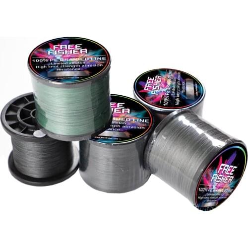 Free Fisher Fishing Line 300m 8 Strands Super Strong Braided Fishing Wire Multifilament PE Line 10-200Lb More Colors Available