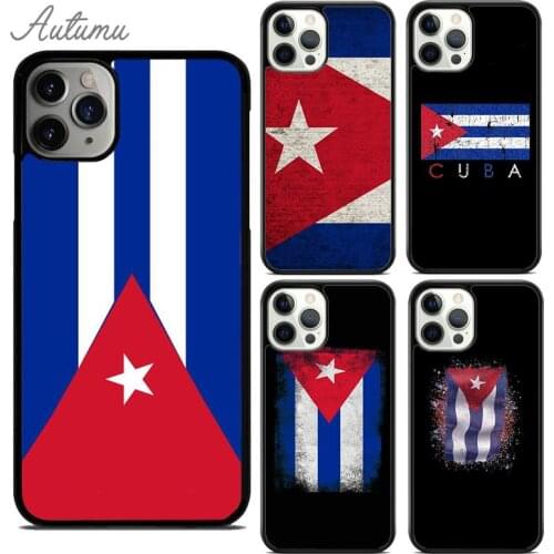 Cuba Flag Phone Case for iPhone 11 12 Pro Max mini X XR XS SE 2020 5 6S 7 8 Plus Samsung Galaxy S8 S9 S10 Cover shell