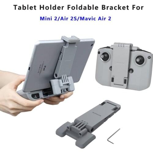 Tablet Holder Compatible with DJI Mavic Mini 2 / Air 2 / Air 2S drone remote controller Foldable Tablet Holder with Neck Lanyard