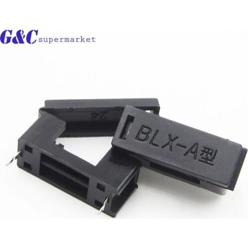10pcs 5 * 20mm 15A / 125v 10A / 250v glass fuse holder BLX-A type, 5X20mm fuse holder with cover diy electronics