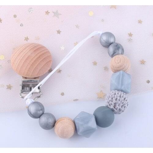 Baby Pacifier Chain Plastic Clip New Baby Dummy Pacifier Soother Nipple Chain Clip Buckle Anti-out Clip Holder Anti-Drop Hanger