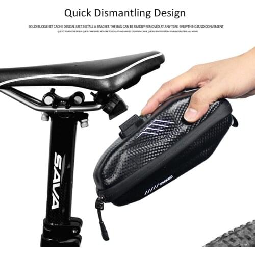 Rainproof Bicycle Rear Seat Bag Proof Tools Hard Bag Large Capacity Saddle Bags MTB Road Mountain High quality