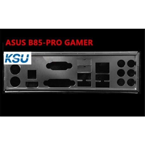 New I/O shield back plate bracket of computer motherboard for ASUS B85-PRO GAMER Baffle Back plane Backplane free shipping